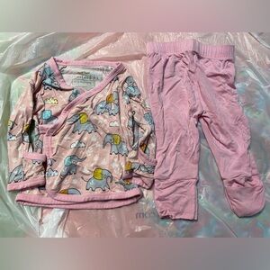 Little Sleepies Pink and Blue Elephant Crossover Set
